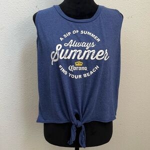 Corona Tie Front Top